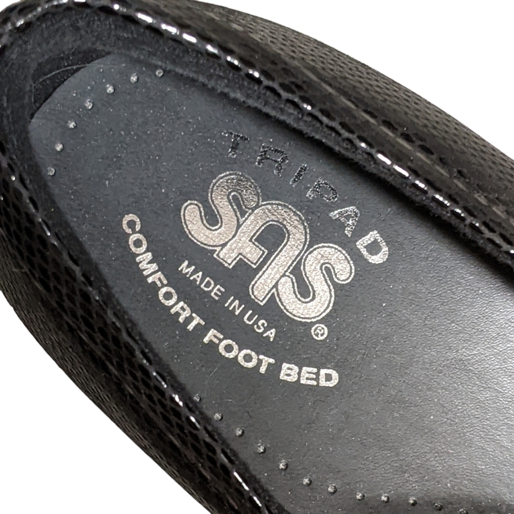 SAS Black Mary Jane Flats - Picture 10 of 12